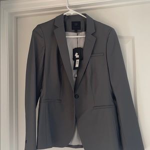 grey banana republic woman’s blazer